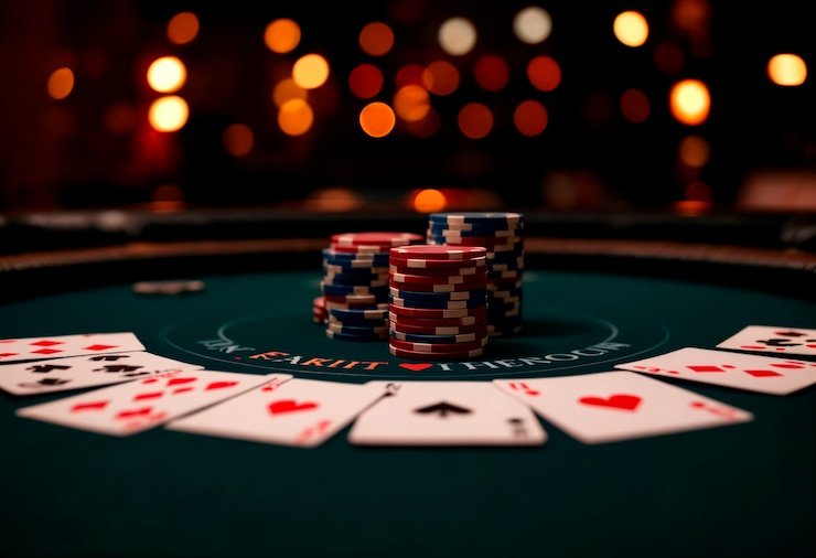 Gaple Online table interface on rajavip 108.com showing tile layout and player positions